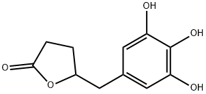 二氢-5-[(3,4,5-三羟基苯基)甲基]-2(3H)-呋喃酮, 509078-28-8, 结构式