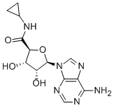 5'-(N-CYCLOPROPYL)CARBOXAMIDOADENOSINE 结构式