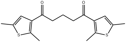 1,5-BIS-(2,5-DIMETHYL-THIOPHEN-3-YL)-PENTANE-1,5-DIONE Structure
