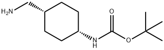 CIS-4-アミノメチルシクロヘキシルカルバミン酸TERT-ブチル 化学構造式