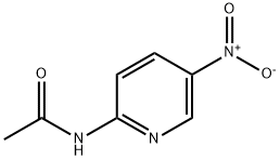 2-アセトアミド-2-ニトロピリジン 化学構造式