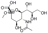 2-O-メチル Α-D-N-アセチルノイラミン酸 化学構造式