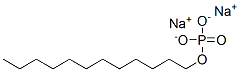 Phosphoric acid, dodecyl ester, sodium salt Structure