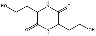 3,6-BIS(2-HYDROXYETHYL)-2,5-DIKETOPIPERAZINE Structure