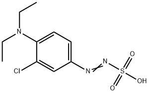 Diazenesulfonic acid, (3-chloro-4-(diethylamino)phenyl)- Structure