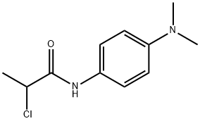 2-CHLORO-N-[4-(DIMETHYLAMINO)PHENYL]PROPANAMIDE HYDROCHLORIDE 化学構造式