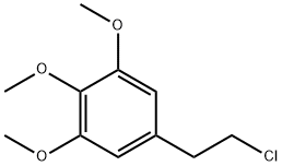 5-(2-CHLOROETHYL)-1,2,3-TRIMETHOXYBENZENE 结构式