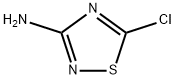 5-CHLORO-1,2,4-THIADIAZOL-3-AMINE 化学構造式