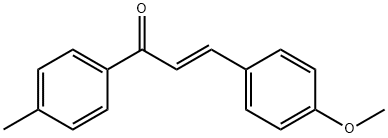 4-メトキシ-4′-メチルカルコン 化学構造式