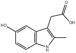 O-Desmethyl-N-deschlorobenzoyl Indomethacin 结构式