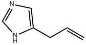 4-アリル-1H-イミダゾール 化学構造式