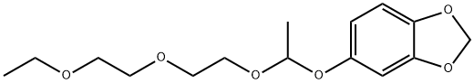 5-[1-[2-(2-ethoxyethoxy)ethoxy]ethoxy]benzo[1,3]dioxole 结构式