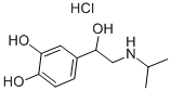 Isoprenaline hydrochloride Structure