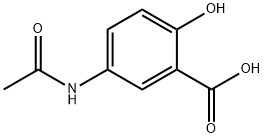 N-ACETYL-5-AMINOSALICYLIC ACID Struktur