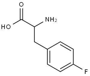 DL-对氟苯丙氨酸,51-65-0,结构式