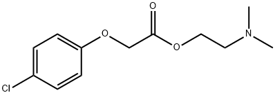 2-(Dimethylamino)ethyl (4-chlorphenoxy)acetate Struktur