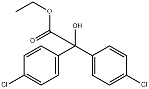 4,4'-ジクロロベンジル酸エチル 化学構造式