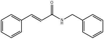N-ベンジル-trans-シンナムアミド 化学構造式