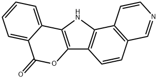 [2]Benzopyrano[3',4':4,5]pyrrolo[2,3-f]isoquinolin-8(13H)-one Struktur