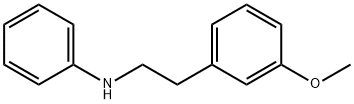 3-METHOXY-N-PHENYL-BENZENEETHANAMINE, 51009-27-9, 结构式