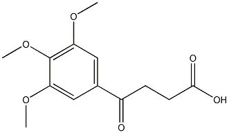 4-(3,4,5-TRIMETHOXYPHENYL)-4-OXOBUTYRIC ACID Struktur