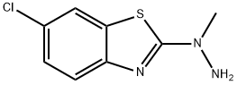 Benzothiazole, 6-chloro-2-(1-methylhydrazino)- (9CI) Struktur