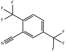 2,5-ビス(トリフルオロメチル)ベンゾニトリル 化学構造式