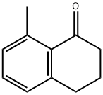 3,4-ジヒドロ-8-メチル-1(2H)-ナフタレノン 化学構造式