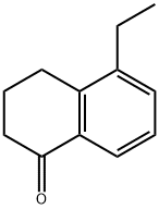 5-エチル-3,4-ジヒドロ-1(2H)-ナフタレノン 化学構造式
