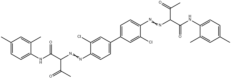 Pigment Yellow 12  Struktur