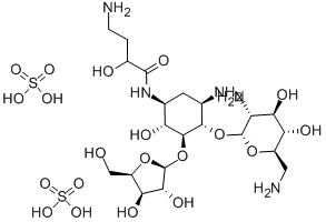ブチロシン硫酸塩 化学構造式
