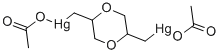 3,6(2,5)-BIS(ACETATEMERCURIMETHYL)-1,4-DIOXANE,51023-77-9,结构式