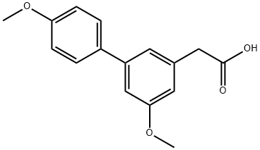 4',5-Dimethoxy-3-biphenylacetic acid Struktur