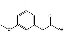 3-Methoxy-5-methylbenzeneacetic acid 结构式