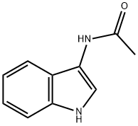 N-(1H-インドール-3-イル)アセトアミド 化学構造式