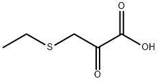 3-ethylsulfanyl-2-oxo-propanoic acid Struktur