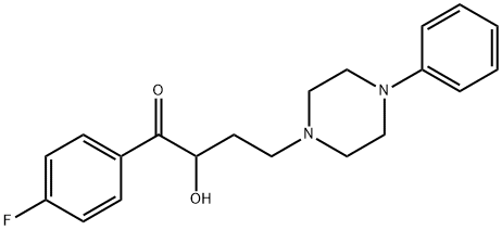 4'-fluoro-2-hydroxy-4-(4-phenylpiperazin-1-yl)butyrophenone 结构式