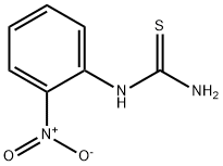 2-硝基苯基硫脲 结构式