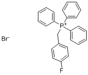 溴化(4-氟苯甲基)三苯基磷, 51044-11-2, 结构式