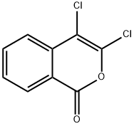 3,4-二氯-2-苯并吡喃-1-酮, 51050-59-0, 结构式