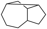 トリシクロ[5.3.0.03,10]デカン 化学構造式