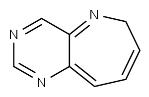 6H-Pyrimido[5,4-b]azepine (9CI) Struktur