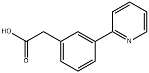 3-(2-吡啶基)乙酸, 51061-68-8, 结构式