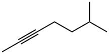 6-メチル-2-ヘプチン 化学構造式