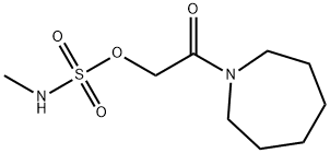メチルスルファミン酸2-(ヘキサヒドロ-1H-アゼピン-1-イル)-2-オキソエチル 化学構造式
