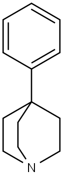 4-PHENYLQUINUCLIDINE Structure