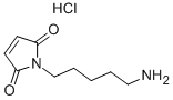 N-(5-Aminopentyl)maleimide hydrochloride salt Structure