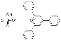 硫酸水素 2,4,6-トリフェニルピリリウム 化学構造式