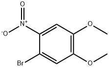 1-BROMO-4,5-DIMETHOXY-2-NITROBENZENE Struktur