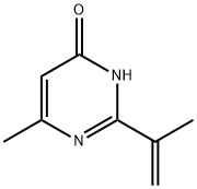4(1H)-Pyrimidinone, 6-methyl-2-(1-methylethenyl)- (9CI) Structure